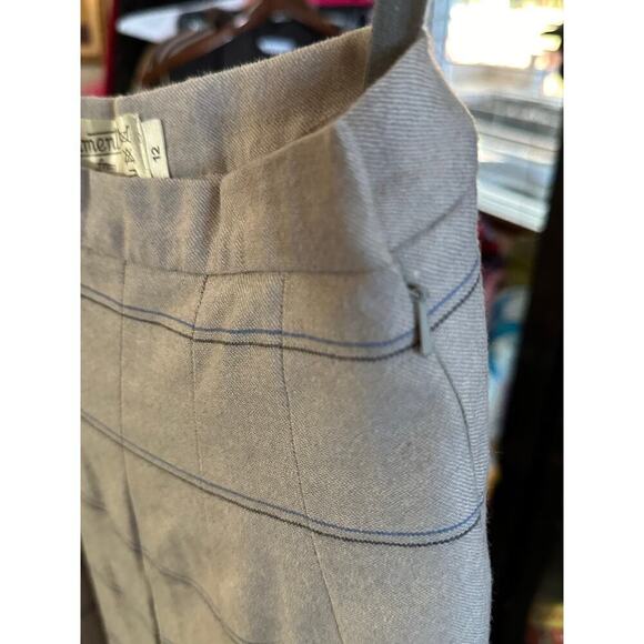 Compliments From The Edinburgh Woollen Mill Pleated Midi Skirt Size 12 wool - Picture 7 of 10